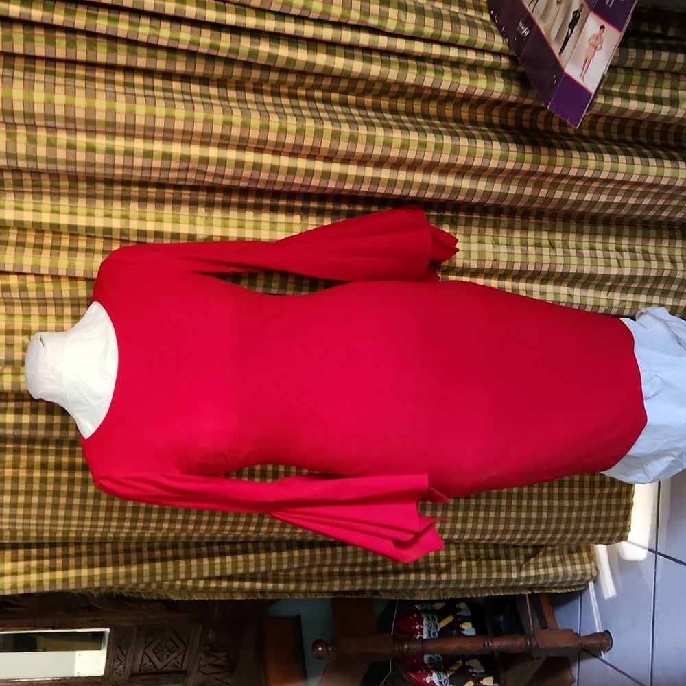 Red Calvin Klein  Decorative  Sleeves